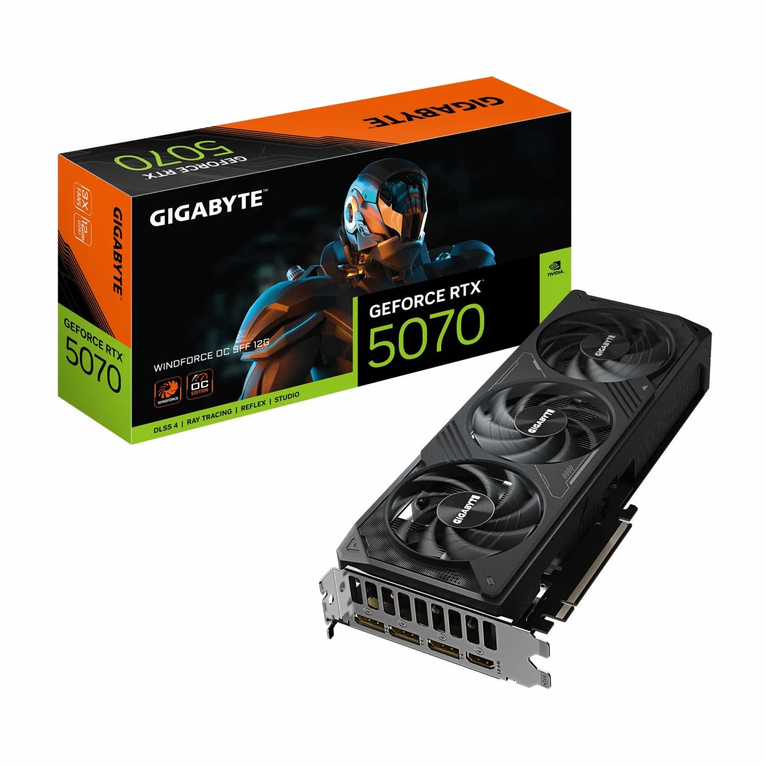 کارت گرافیک گیگابایت مدل RTX 5070 Windforce OC SFF 12GB